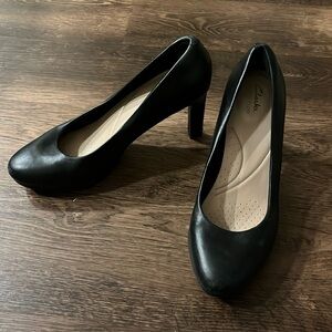 Clarks Collection Black Heels
